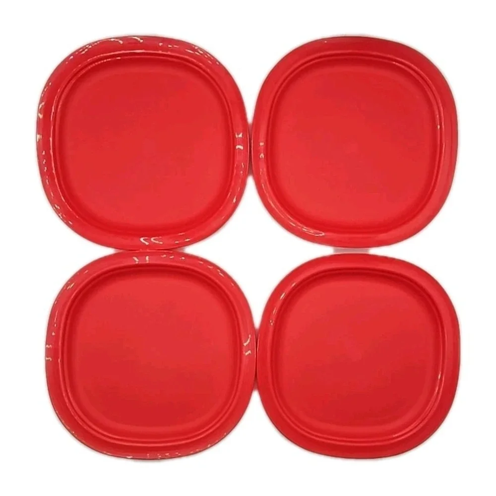 Tupperware‎ Microwave Reheatable Luncheon Plates Sq 9.5